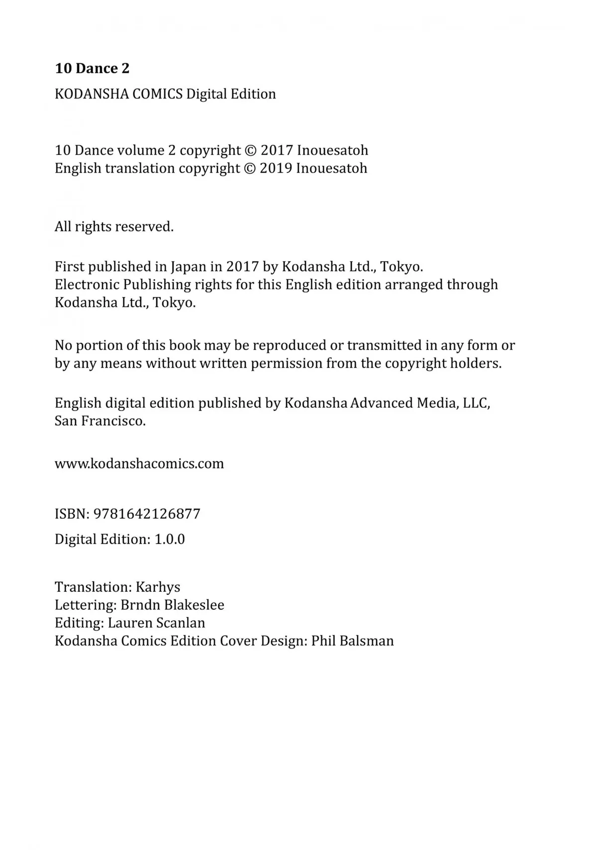 10 Dance Chapter 6 page 220 - 