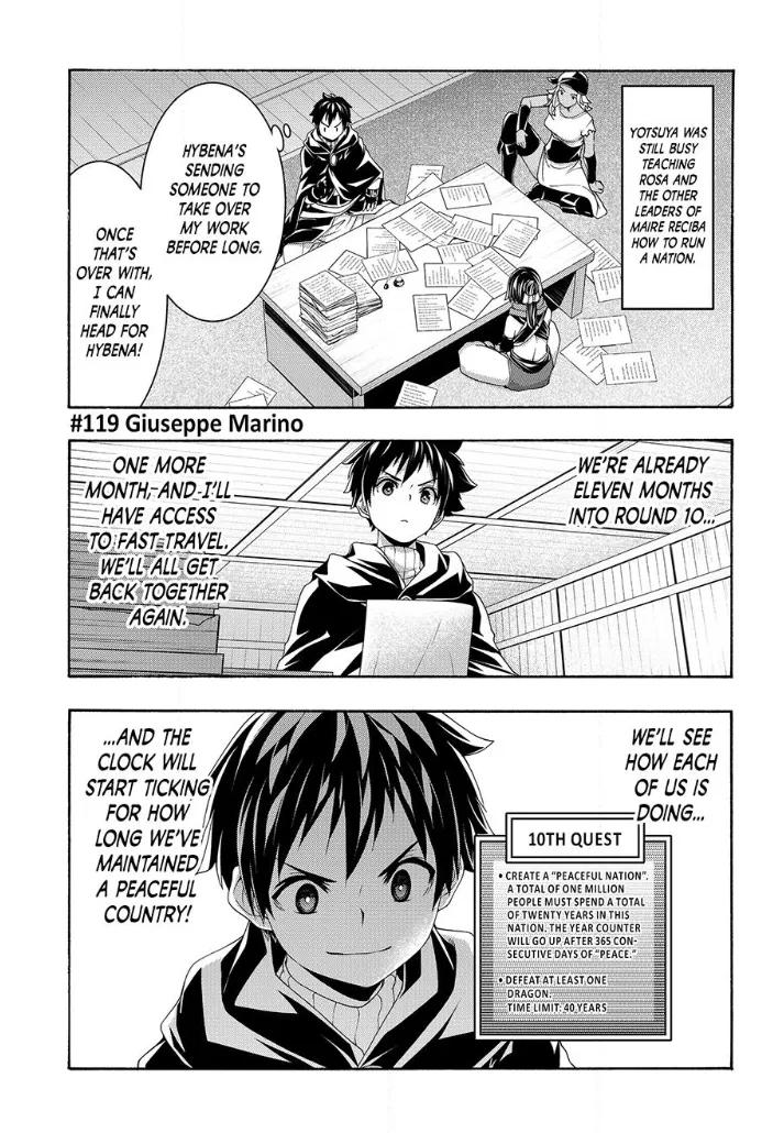100-man no Inochi no Ue ni Ore wa Tatte Iru Chapter 119 page 1 - 