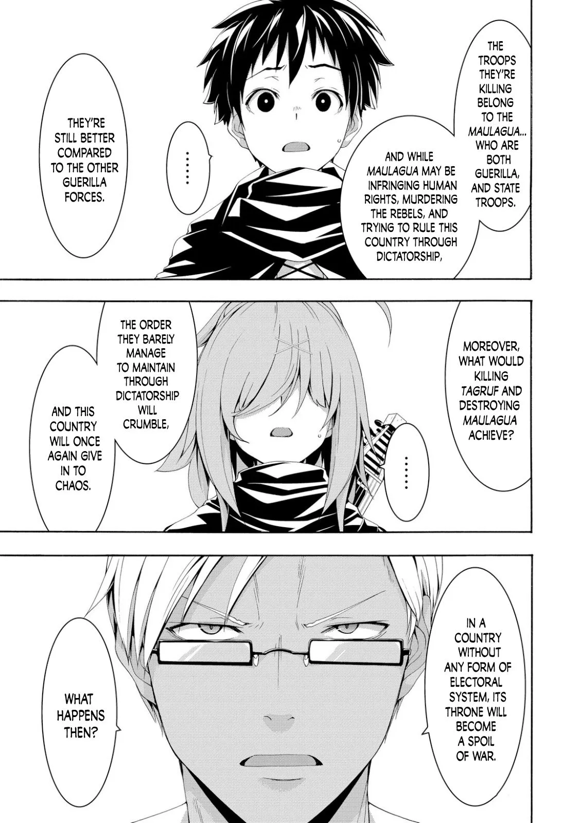 100-man no Inochi no Ue ni Ore wa Tatte Iru Chapter 75 page 29 - 
