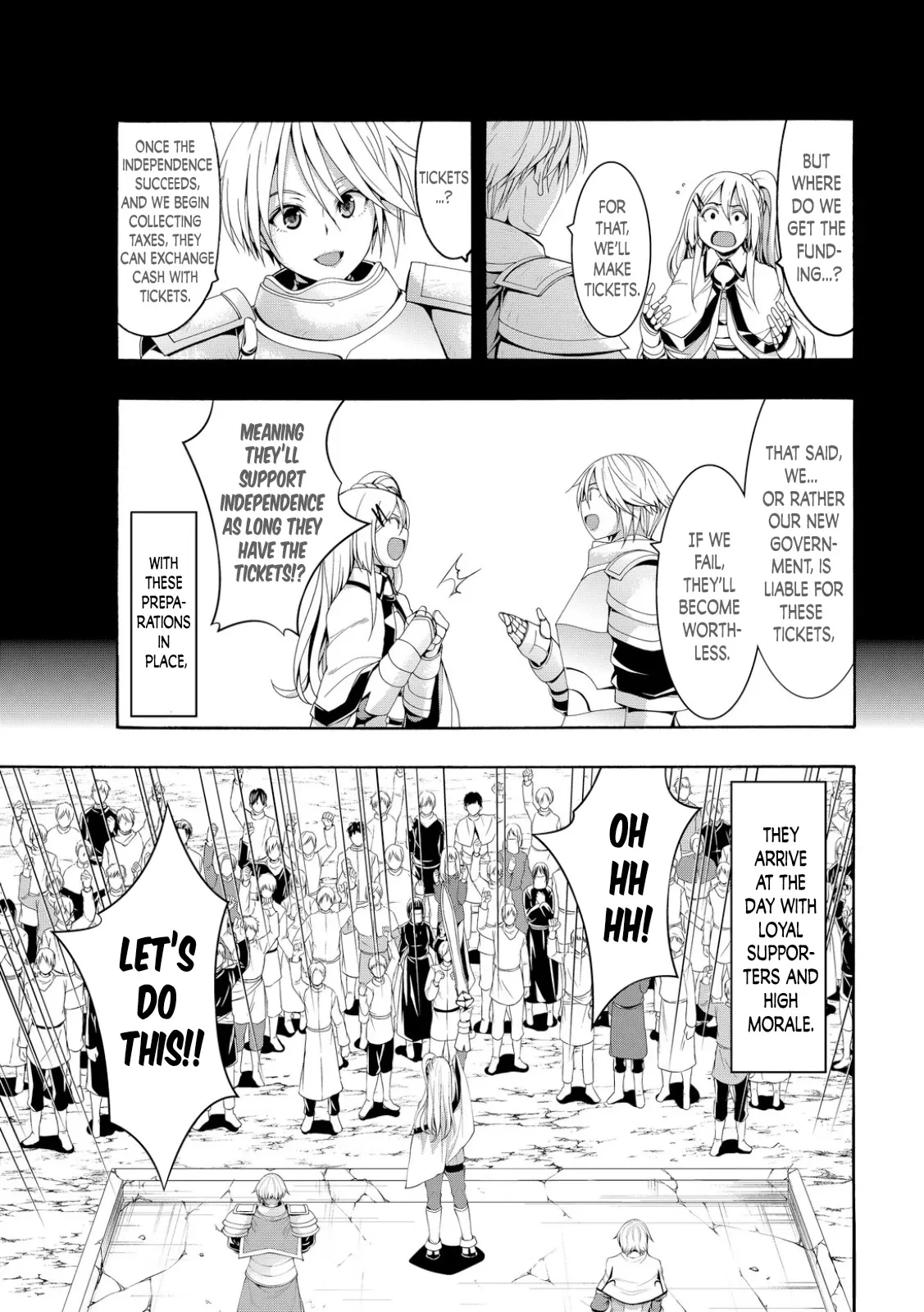 100-man no Inochi no Ue ni Ore wa Tatte Iru Chapter 77 page 8 - 