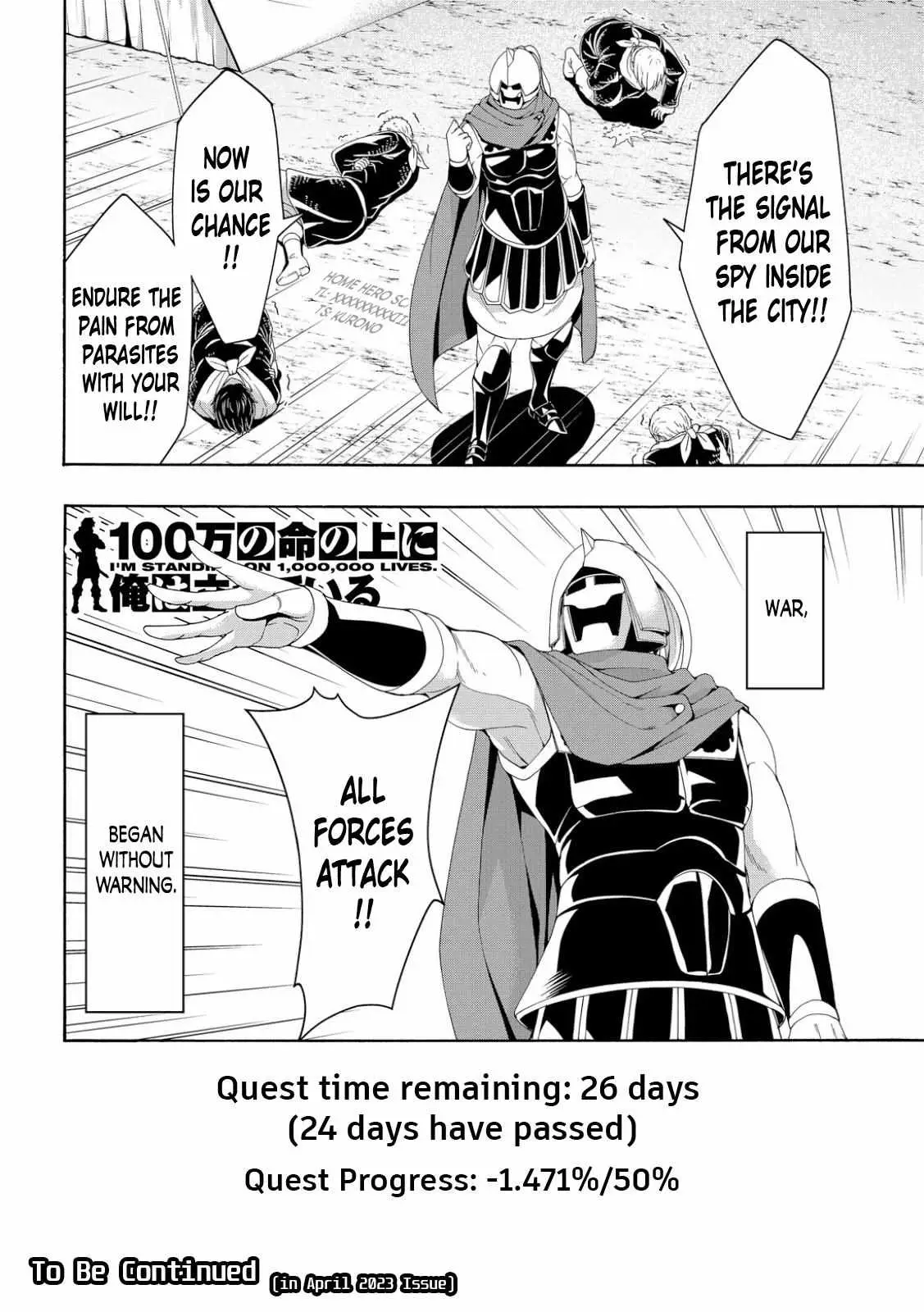 100-man no Inochi no Ue ni Ore wa Tatte Iru Chapter 81 page 36 - 