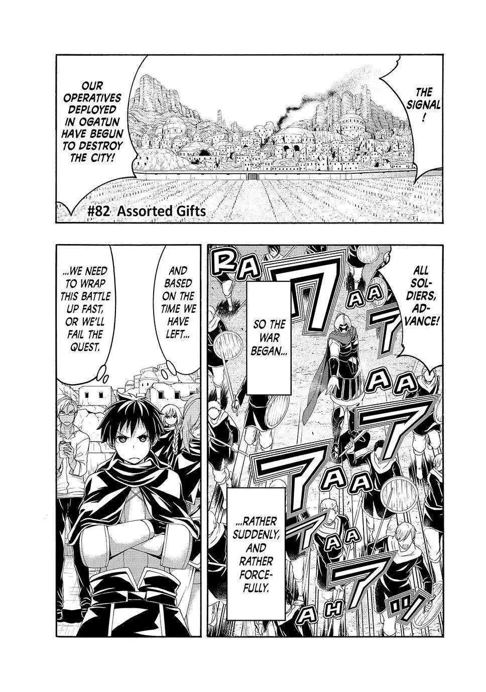 100-man no Inochi no Ue ni Ore wa Tatte Iru Chapter 82 page 1 - 