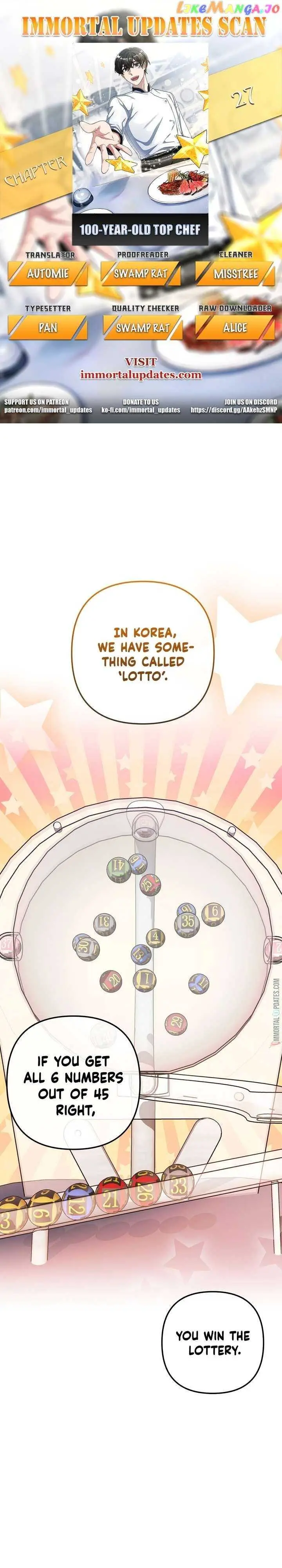 100-Year-Old Top Chef Chapter 27 page 1 - 