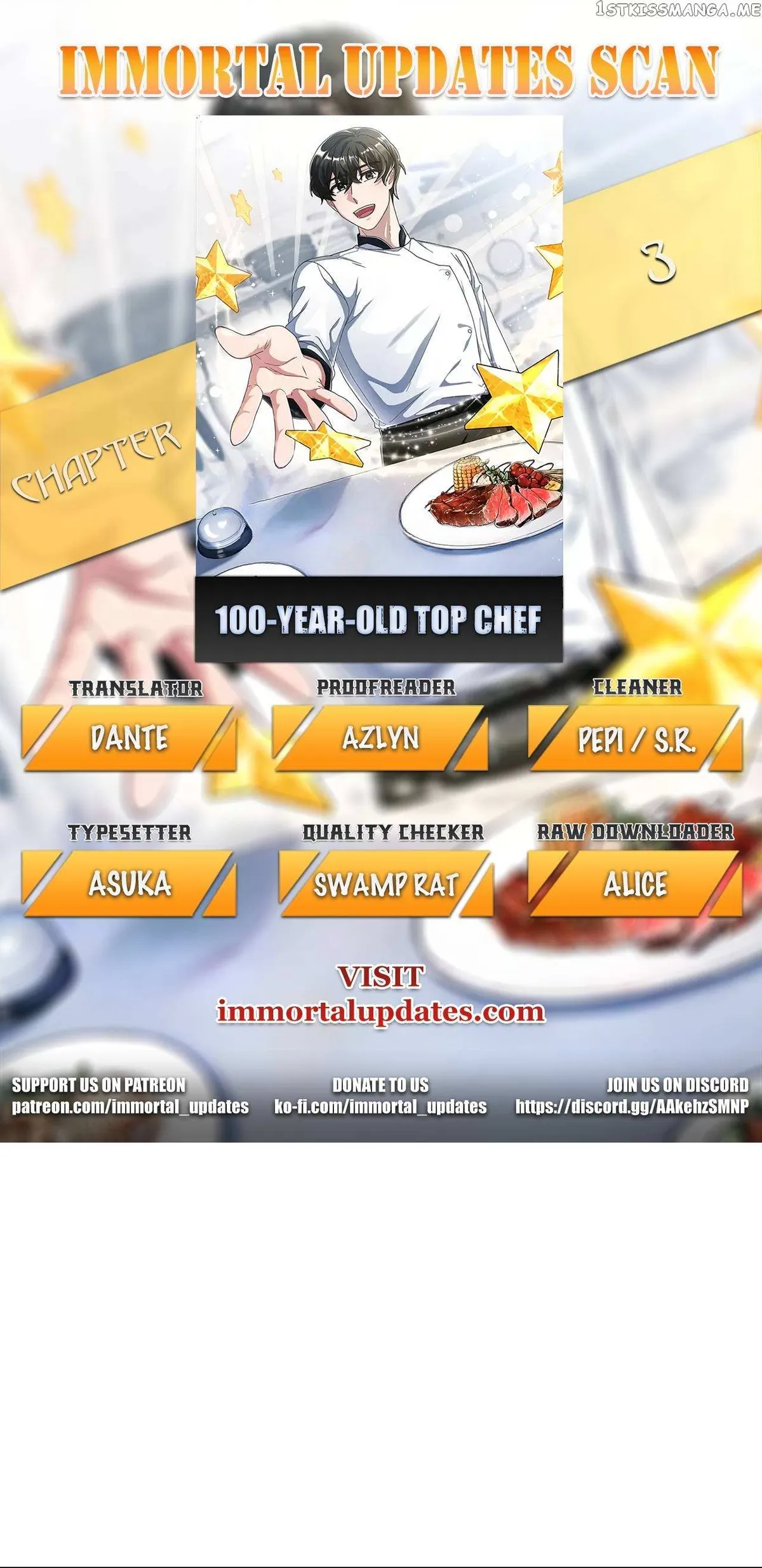 100-Year-Old Top Chef Chapter 3 page 1 - 