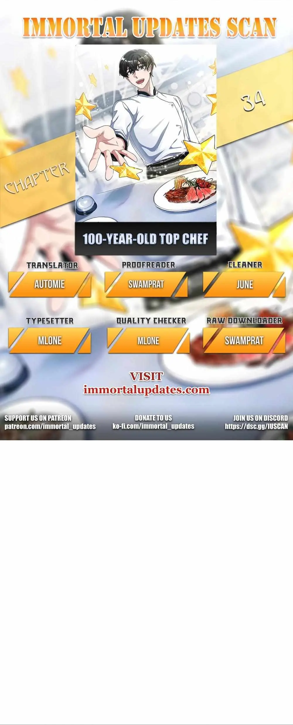100-Year-Old Top Chef Chapter 34 page 1 - 