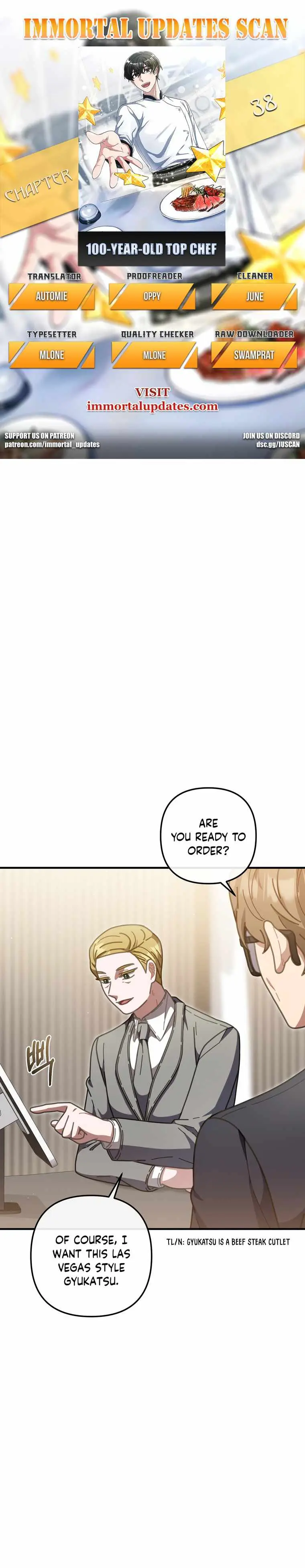 100-Year-Old Top Chef Chapter 38 page 1 - 