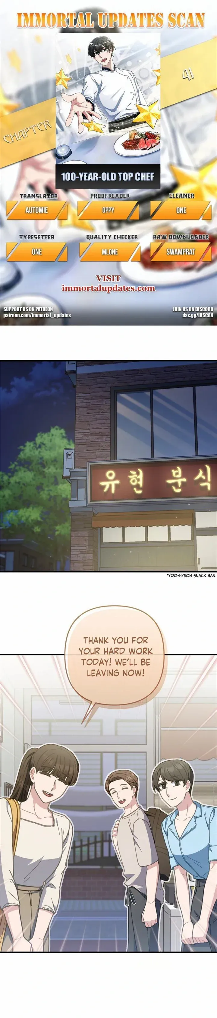 100-Year-Old Top Chef Chapter 41 page 1 - 