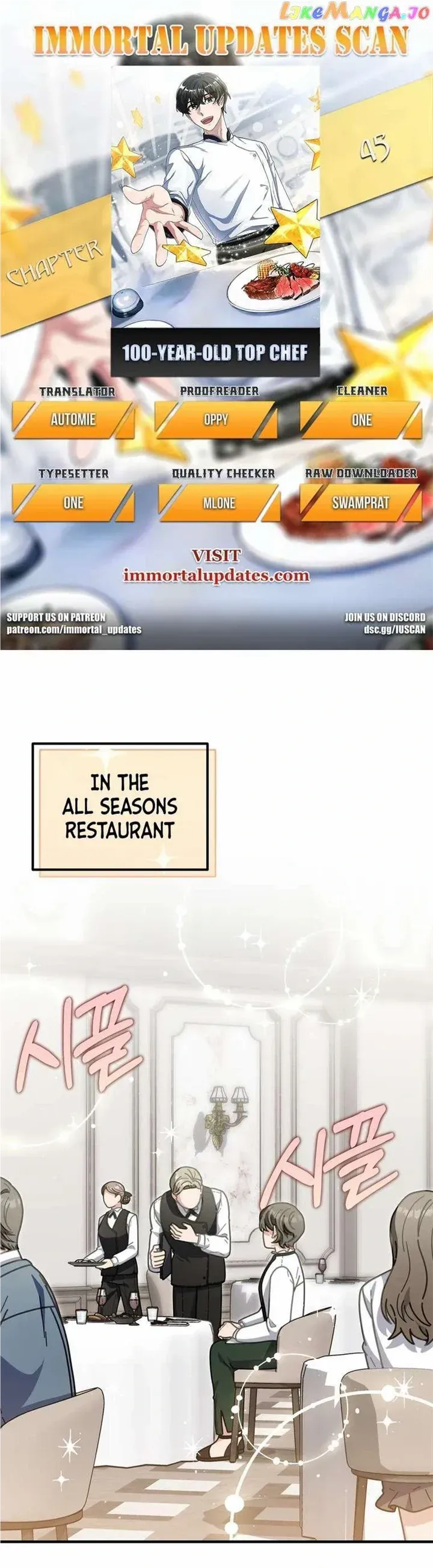 100-Year-Old Top Chef Chapter 45 page 1 - 