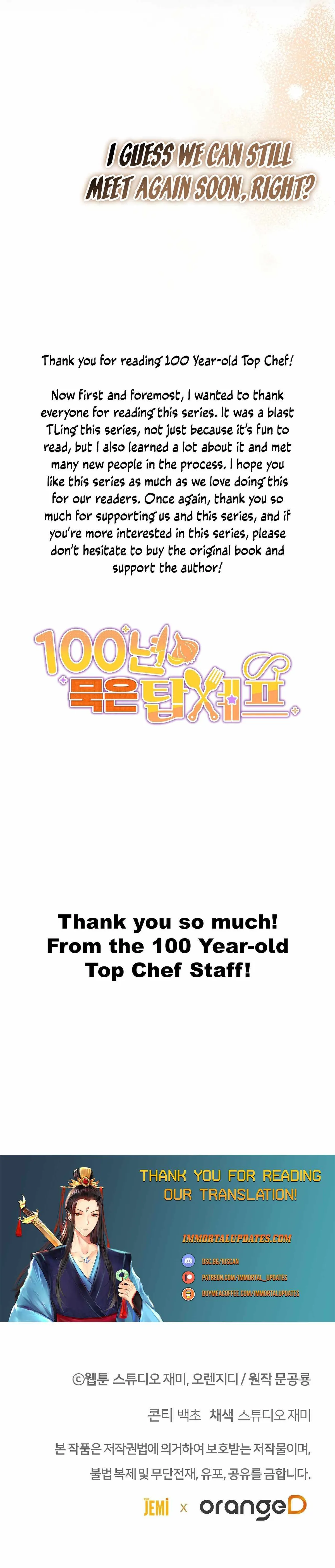 100-Year-Old Top Chef Chapter 70 page 58 - 
