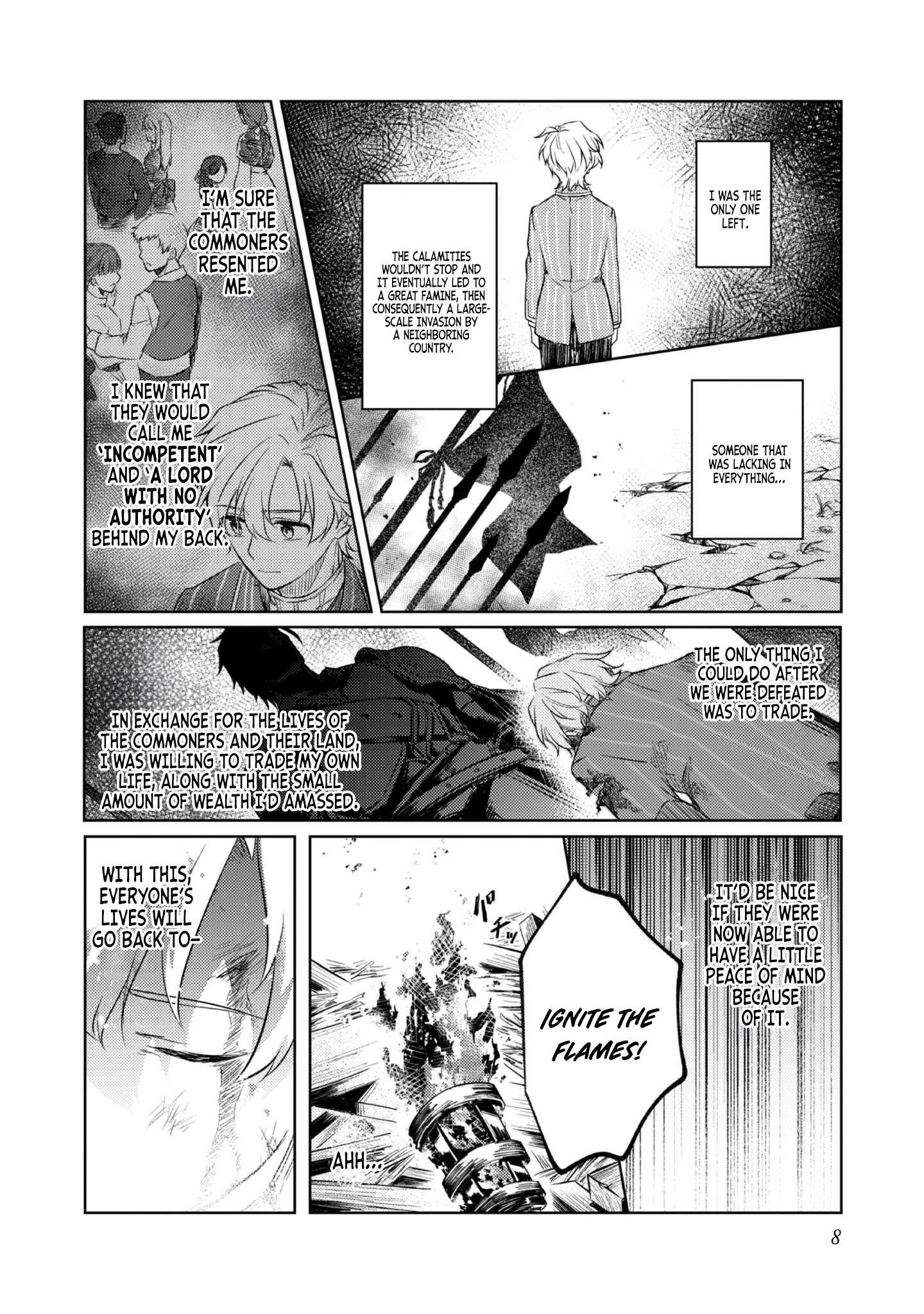 2-dome no Jinsei, to Omottara, Jitsu wa 3-dome Datta ~Rekishi Chishiki to Naisei Doryoku de Fukou na Rekishi no Kaihen ni Idomimasu~ Chapter 1 page 9 - 