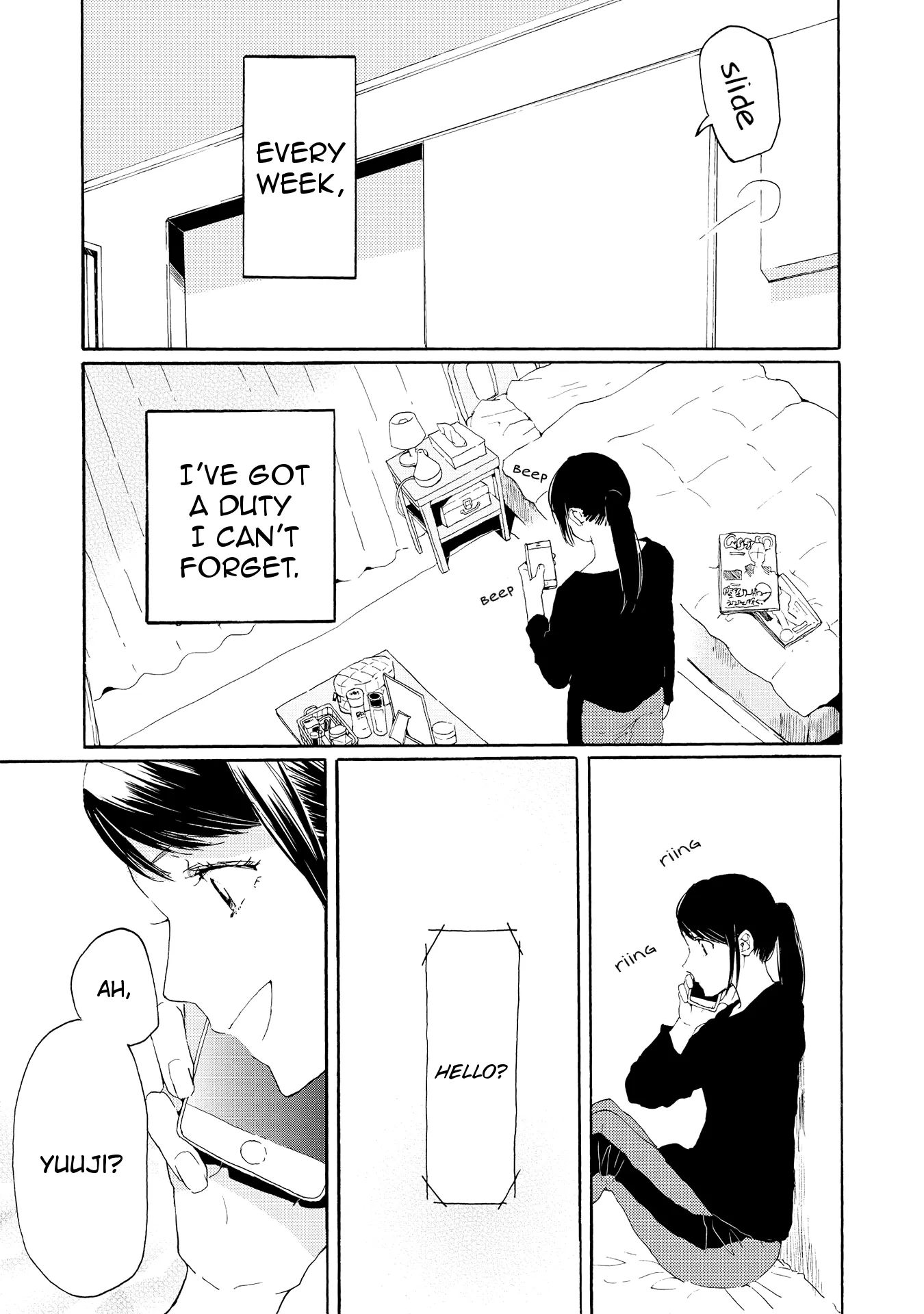 2DK, Gpen, Alarm clock. Chapter 1 page 19 - 