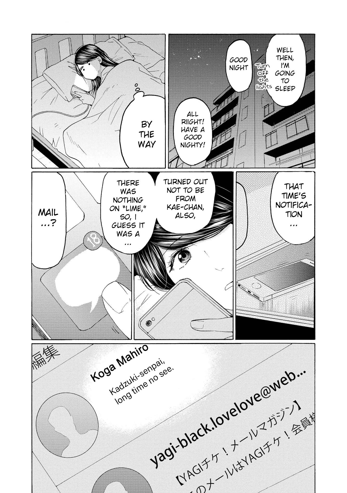 2DK, Gpen, Alarm clock. Chapter 14 page 40 - 