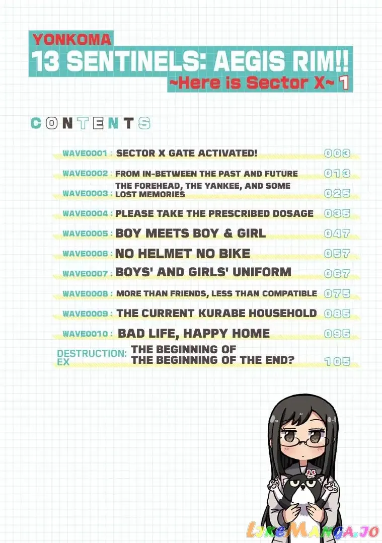 4-Koma 13 Sentinels: Aegis Rim - This Is Sector X Chapter 1 page 3 - 