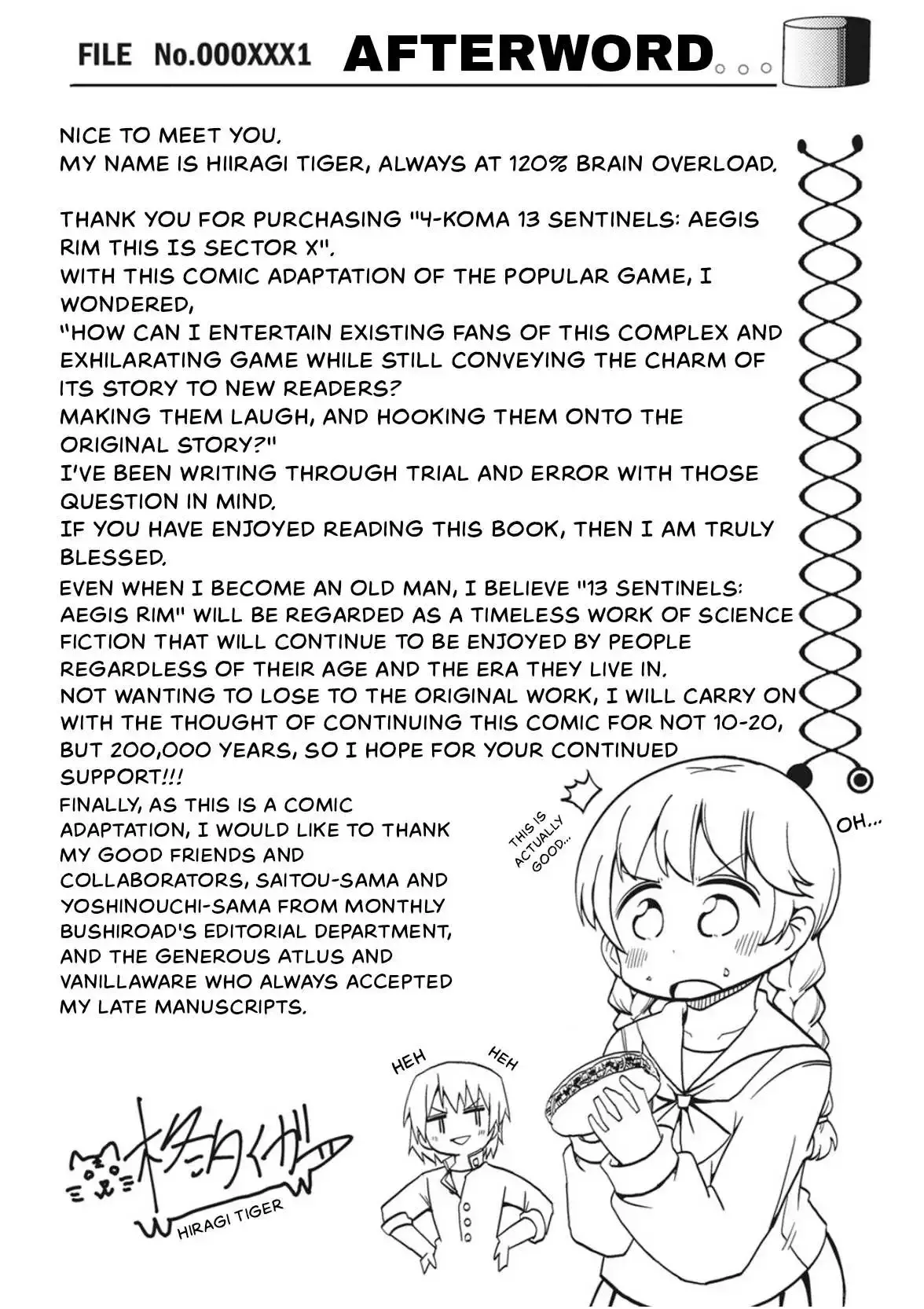 4-Koma 13 Sentinels: Aegis Rim - This Is Sector X Chapter 10.5 page 9 - 