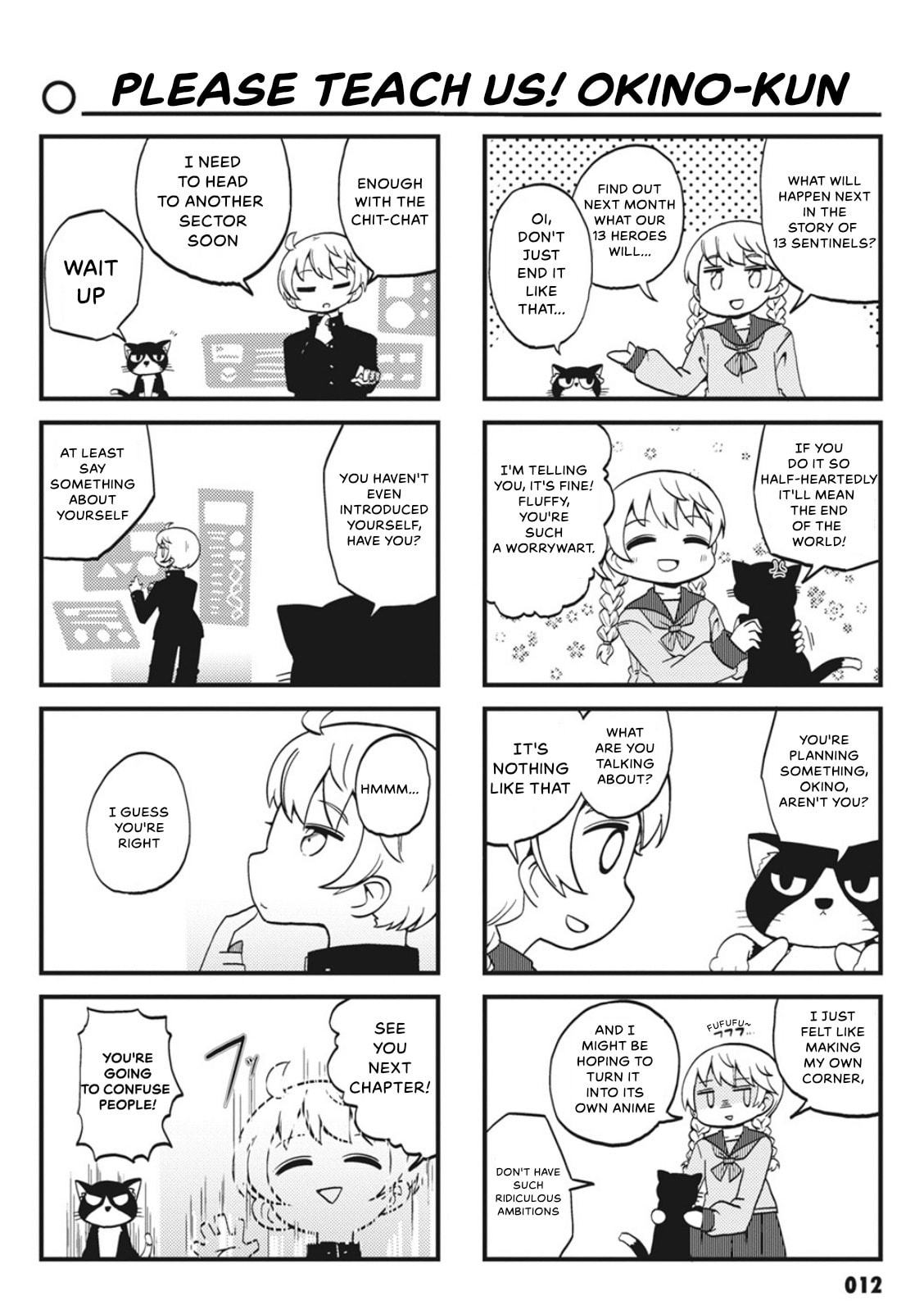 4-Panel 13 Sentinels: Aegis Rim This Is Sector X Chapter 1 page 13 - 