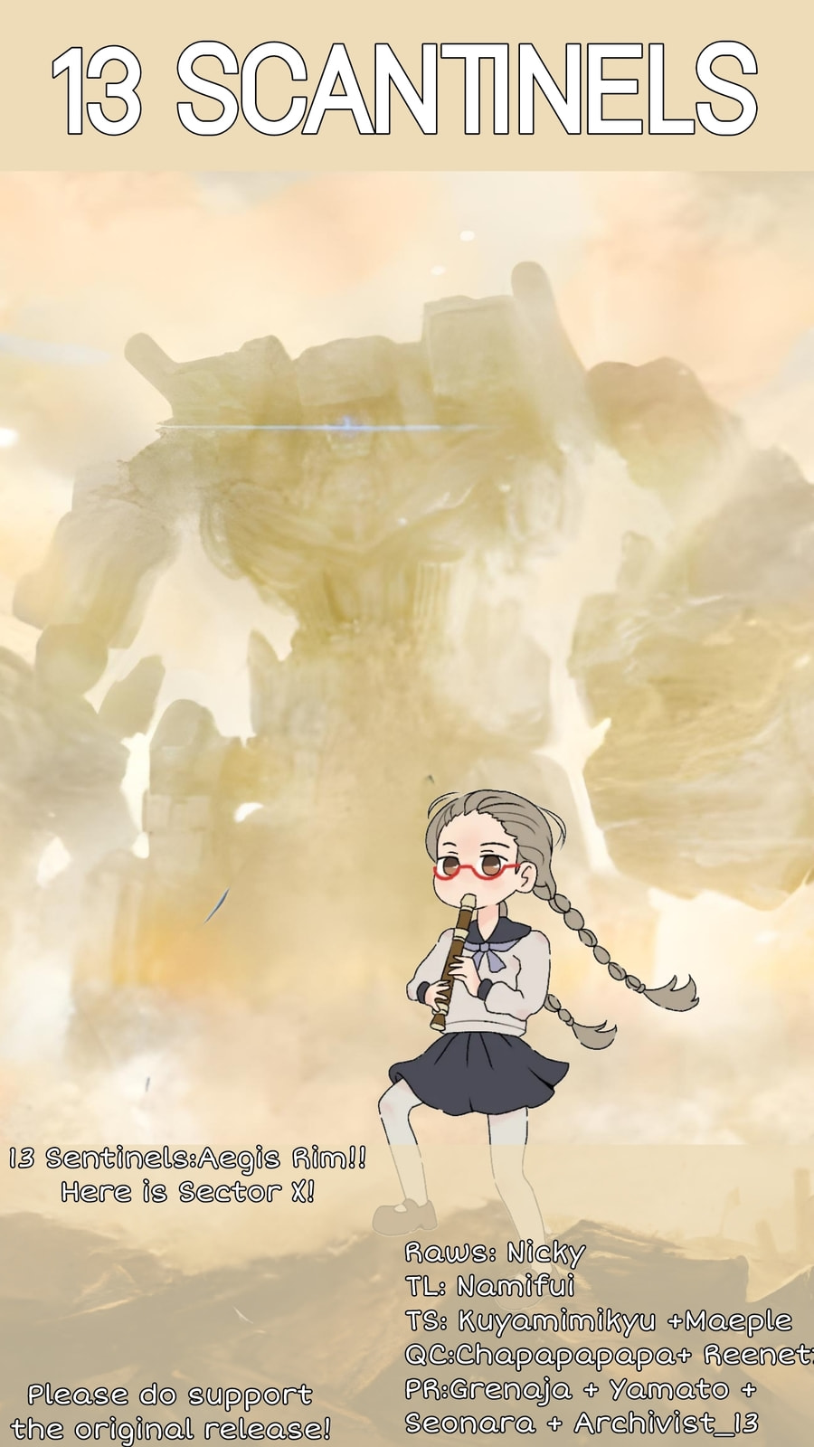 4-Panel 13 Sentinels: Aegis Rim This Is Sector X Chapter 23 page 10 - 