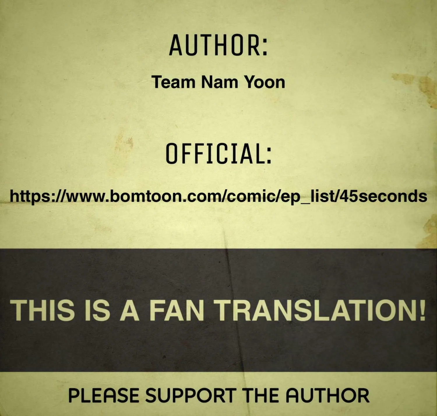 45 Seconds Chapter 10.5 page 50 - 
