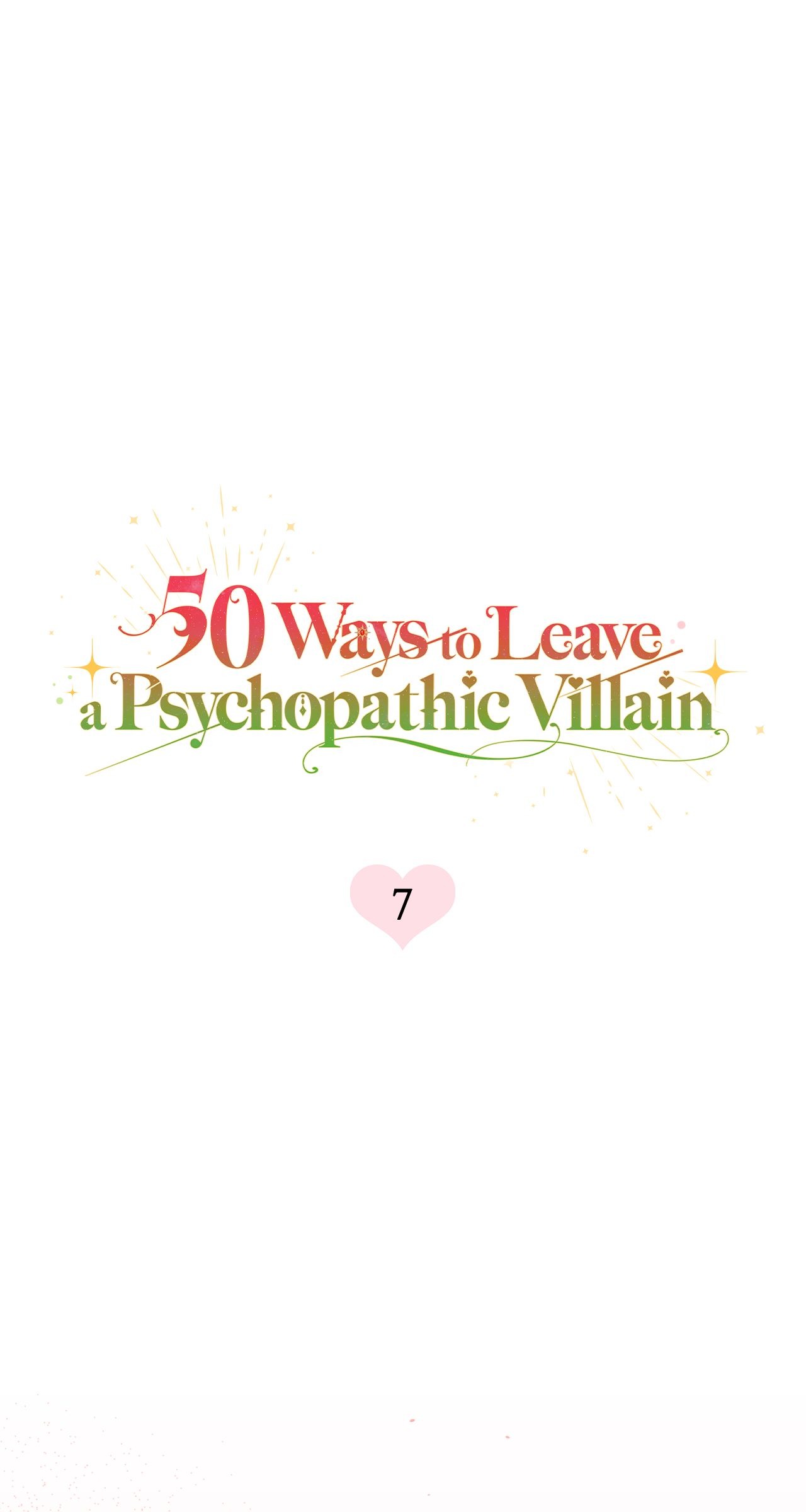 50 Ways to Break Off an Engagement With a Psychopath Villain Chapter 7 page 1 - 