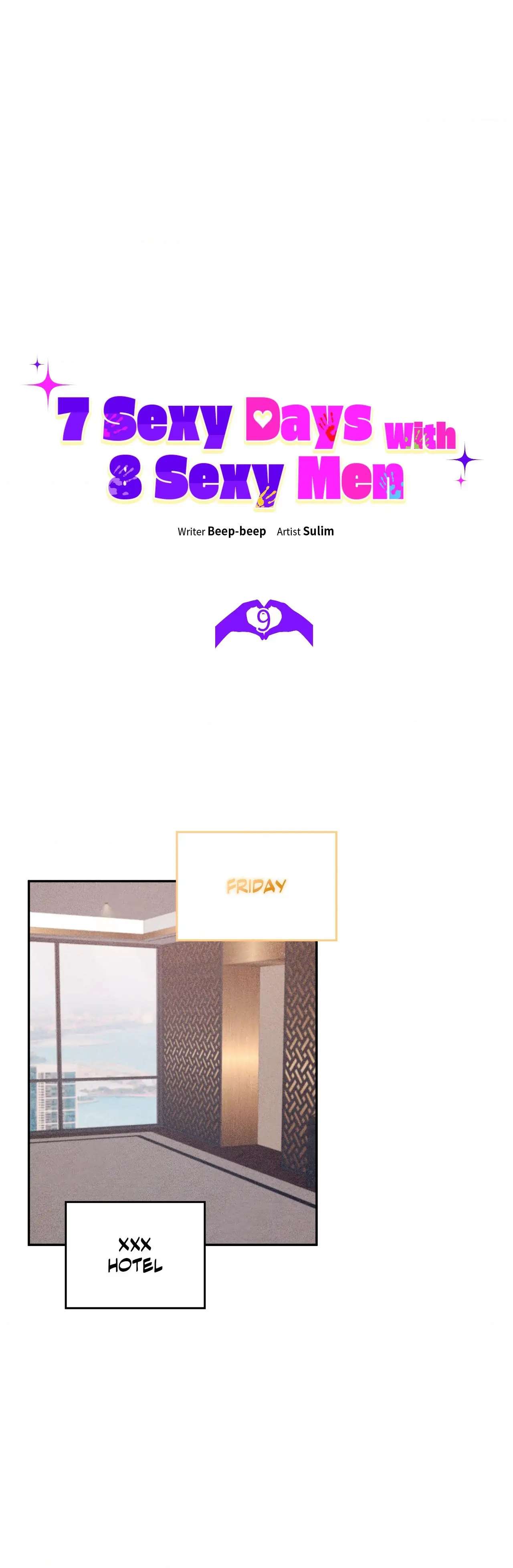 7 Sexy Days With 8 Sexy Men Chapter 9 page 1 - 