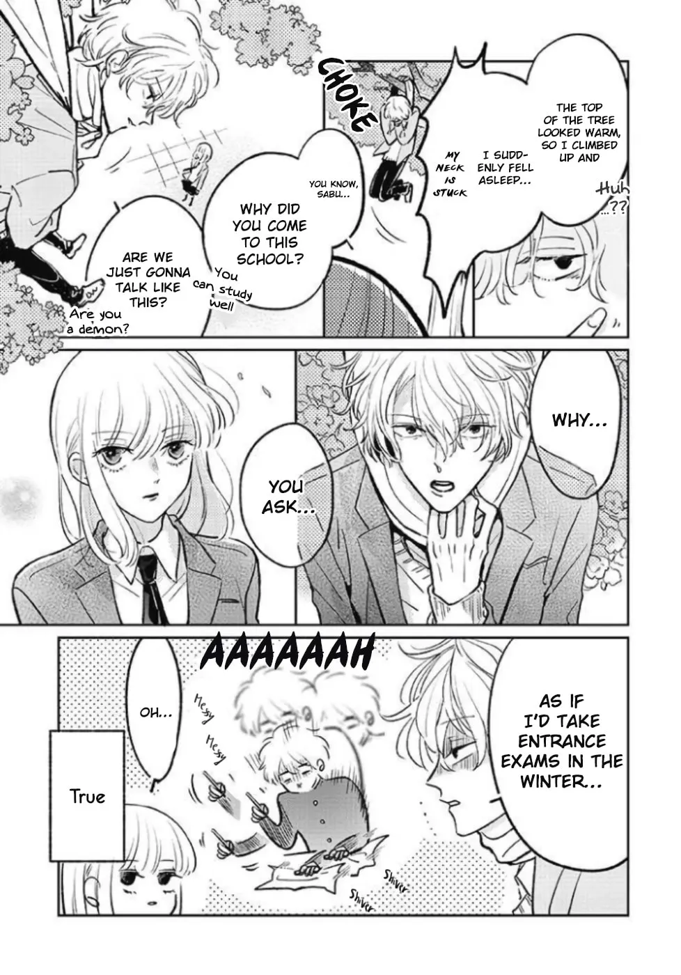 A Boy Sensitive to Cold & a Hard-Boiled Girl Chapter 1 page 17 - 