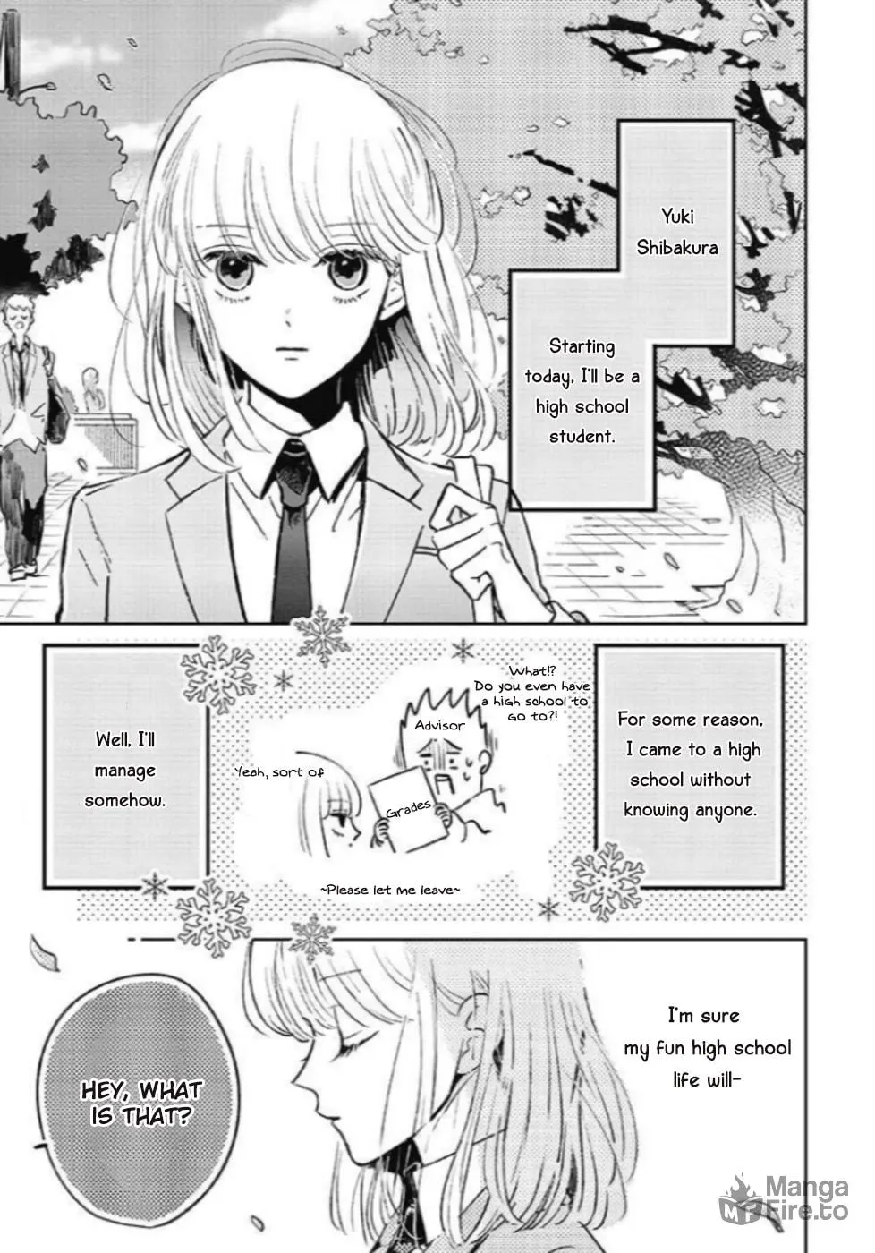 A Boy Sensitive to Cold & a Hard-Boiled Girl Chapter 1 page 3 - 