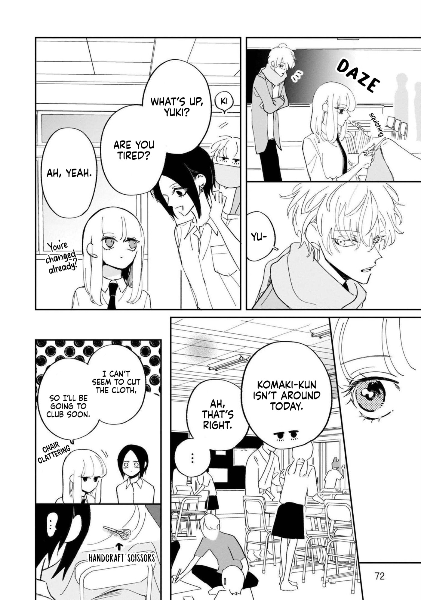 A Boy Sensitive to Cold & a Hard-Boiled Girl Chapter 22 page 13 - 