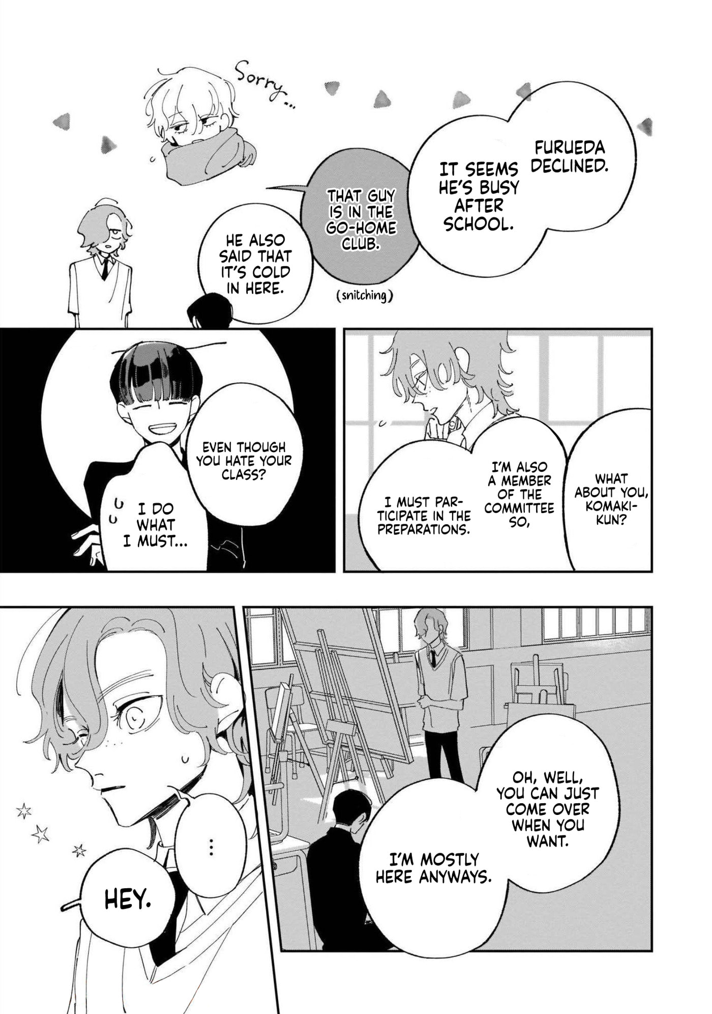 A Boy Sensitive to Cold & a Hard-Boiled Girl Chapter 22 page 18 - 