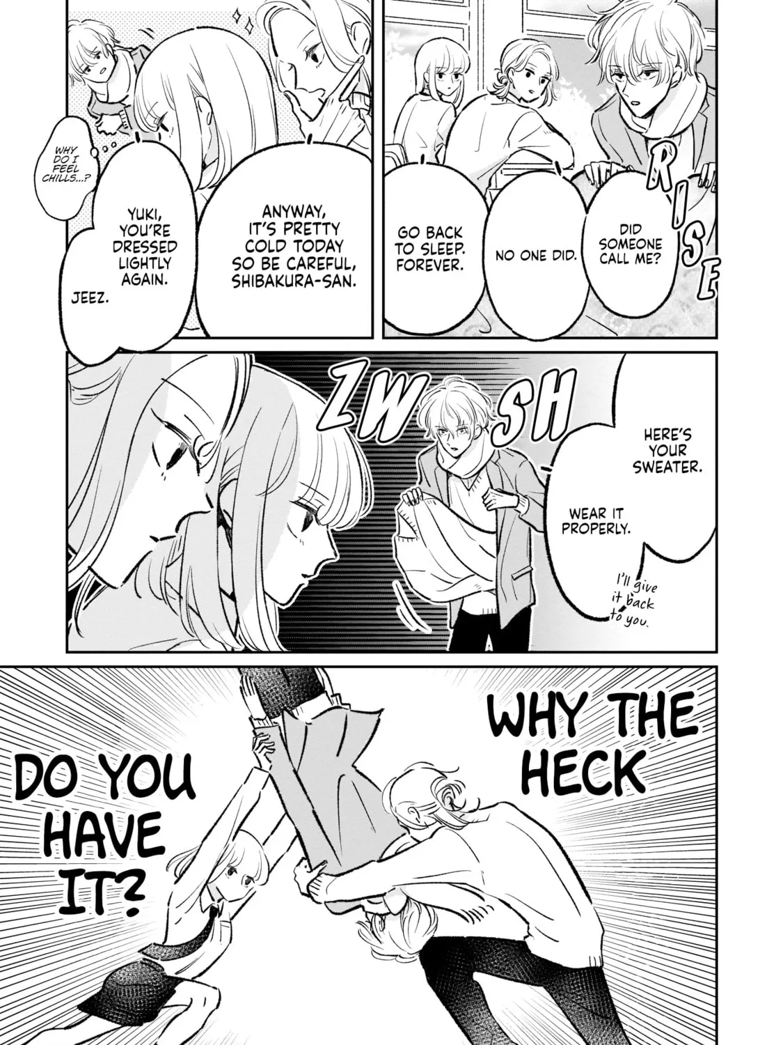 A Boy Sensitive to Cold & a Hard-Boiled Girl Chapter 6 page 13 - 