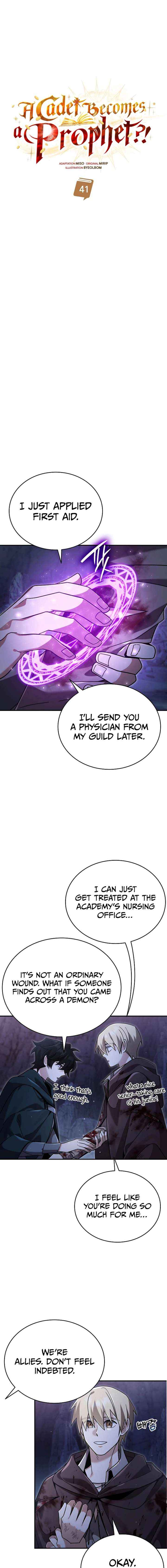 A Cadet Becomes a Prophet?! Chapter 41 page 5 - 