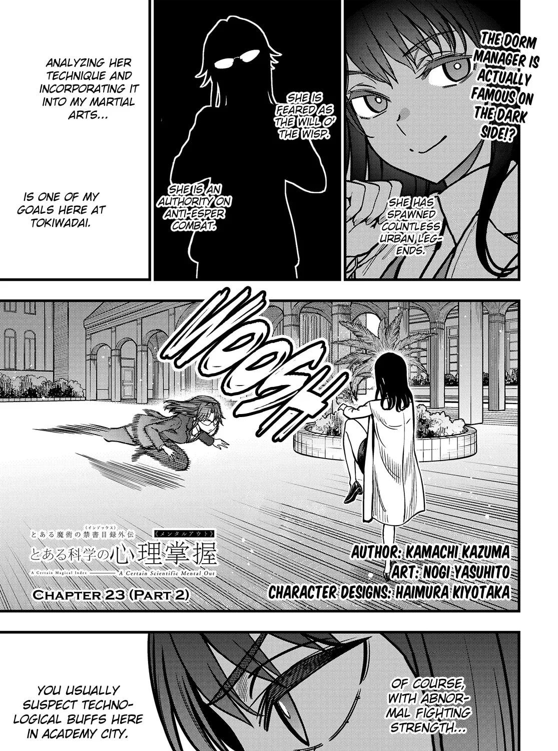 A Certain Magical Index: A Certain Scientific Mental Out Chapter 23.2 page 1 - 
