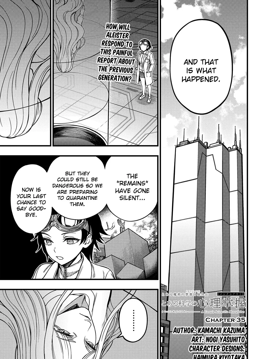 A Certain Magical Index: A Certain Scientific Mental Out Chapter 35 page 1 - 