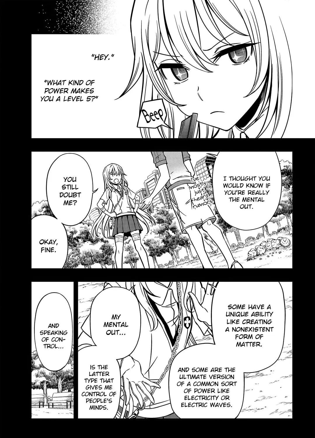 A Certain Magical Index: A Certain Scientific Mental Out Chapter 8.1 page 21 - 