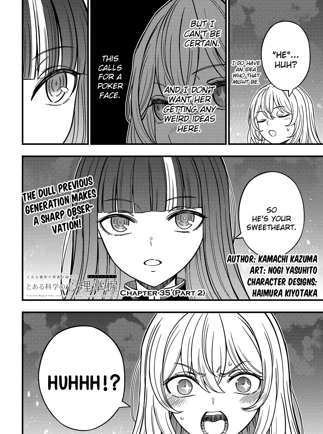 A Certain Scientific Mental Out Chapter 35.2 page 1 - 