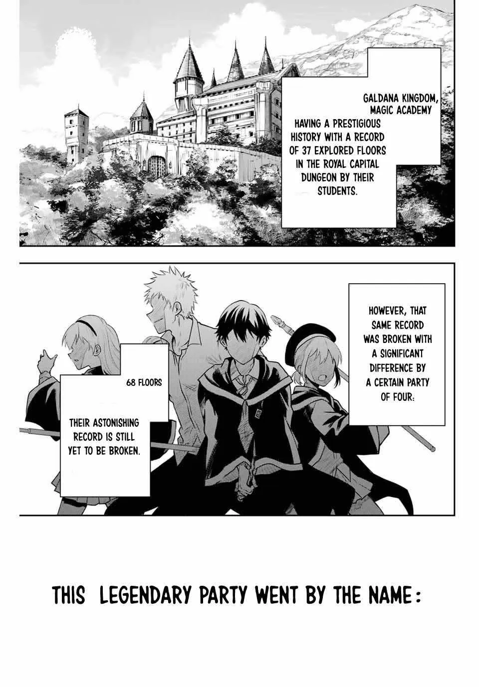 A Court Magician, Who Was Focused On Supportive Magic Because His Allies Were Too Weak, Aims To Become The Strongest After Being Banished Chapter 1 page 2 - 