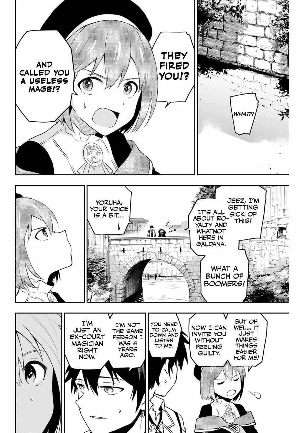 A Court Magician, Who Was Focused On Supportive Magic Because His Allies Were Too Weak, Aims To Become The Strongest After Being Banished Chapter 1 page 28 - 