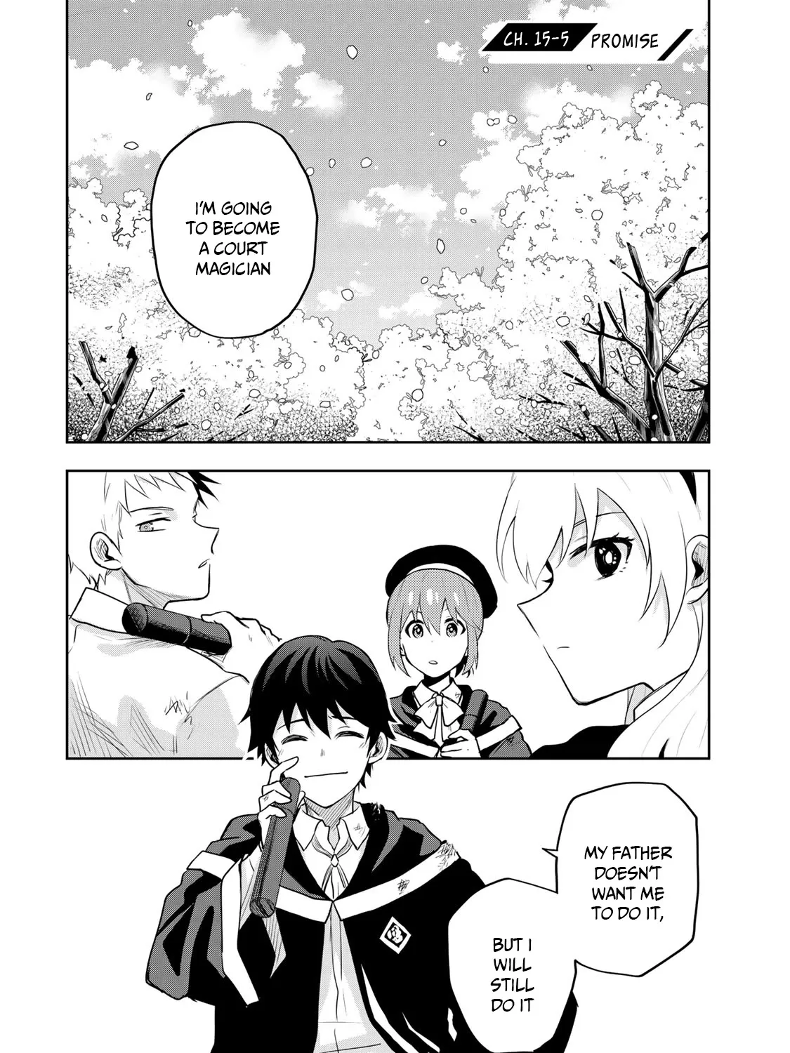 A Court Magician, Who Was Focused On Supportive Magic Because His Allies Were Too Weak, Aims To Become The Strongest After Being Banished Chapter 15.5 page 2 - 