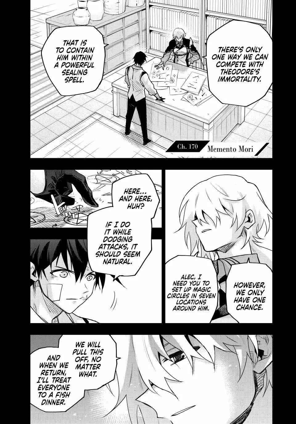 A Court Magician, Who Was Focused On Supportive Magic Because His Allies Were Too Weak, Aims To Become The Strongest After Being Banished Chapter 170 page 2 - 