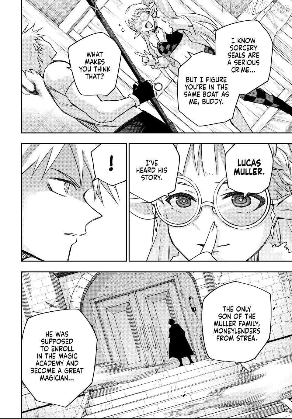 A Court Magician, Who Was Focused On Supportive Magic Because His Allies Were Too Weak, Aims To Become The Strongest After Being Banished Chapter 184 page 9 - 
