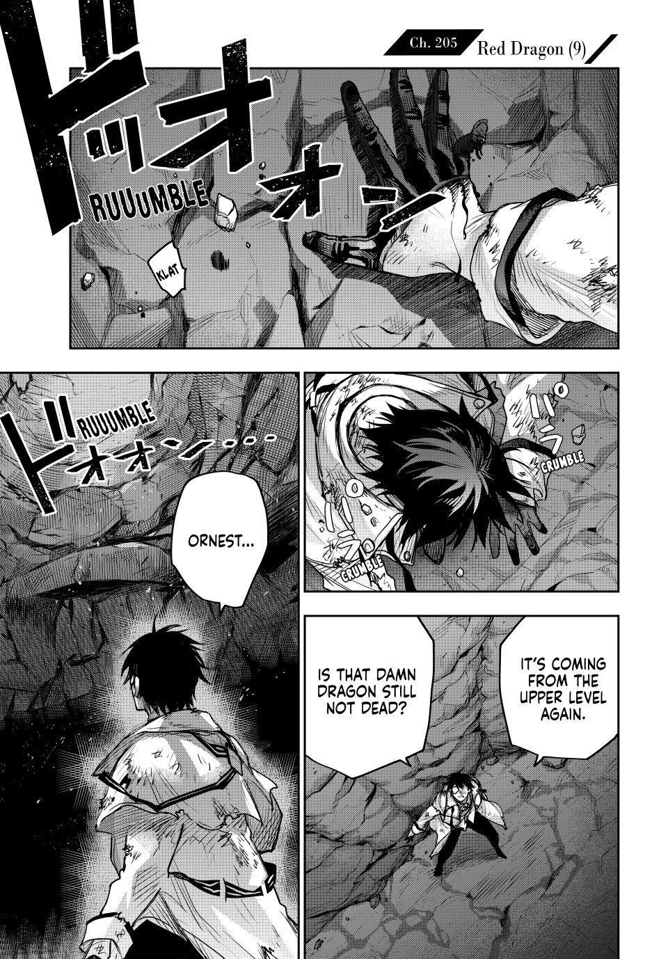 A Court Magician, Who Was Focused On Supportive Magic Because His Allies Were Too Weak, Aims To Become The Strongest After Being Banished Chapter 205 page 1 - 