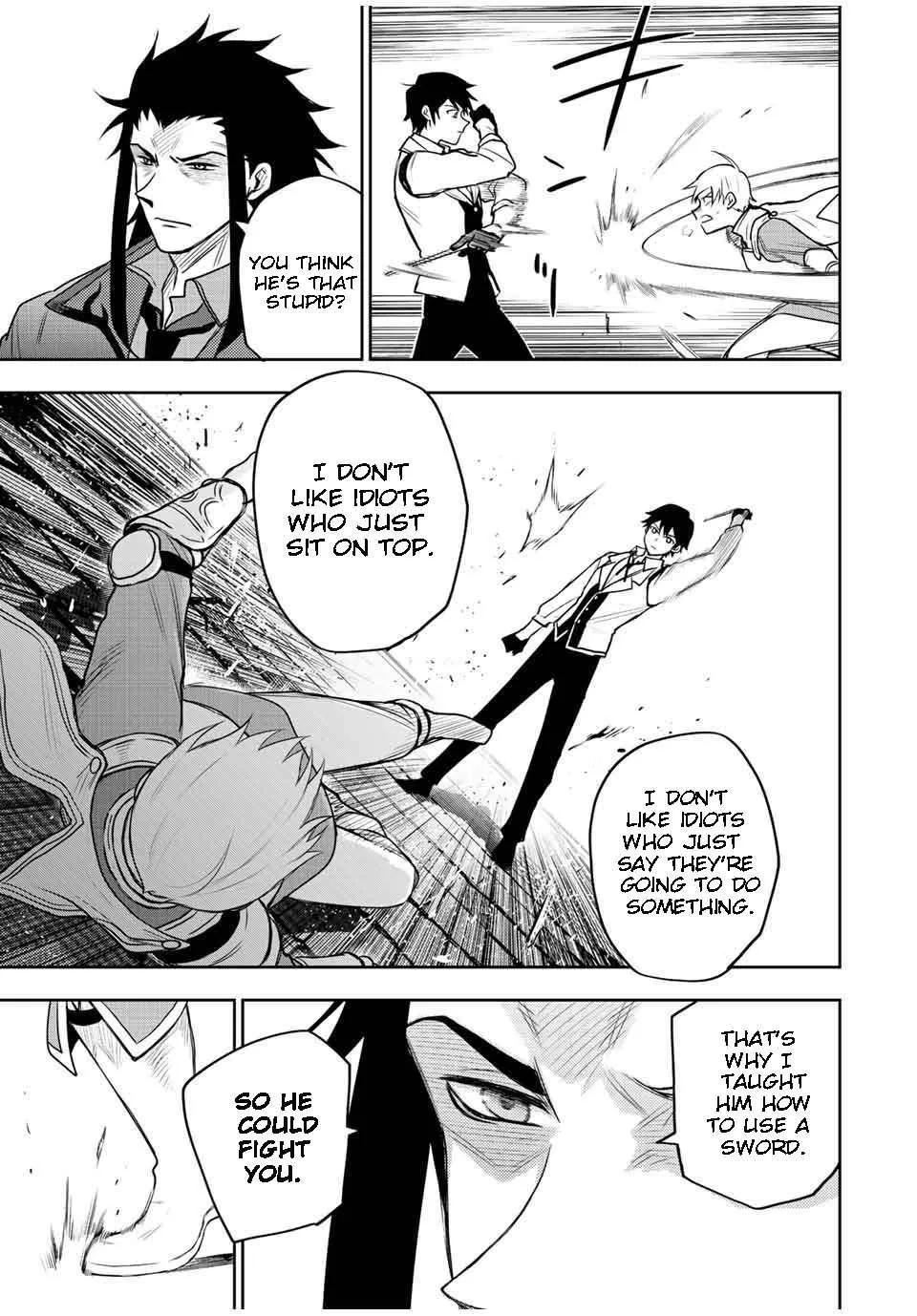 A Court Magician, Who Was Focused On Supportive Magic Because His Allies Were Too Weak, Aims To Become The Strongest After Being Banished Chapter 23 page 11 - 