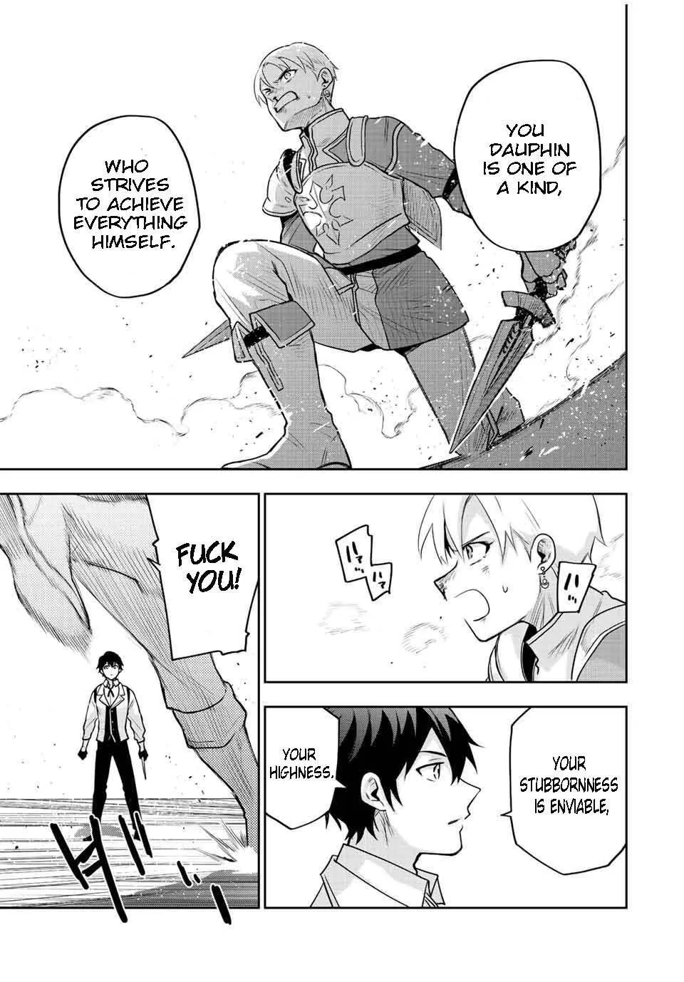 A Court Magician, Who Was Focused On Supportive Magic Because His Allies Were Too Weak, Aims To Become The Strongest After Being Banished Chapter 23 page 9 - 