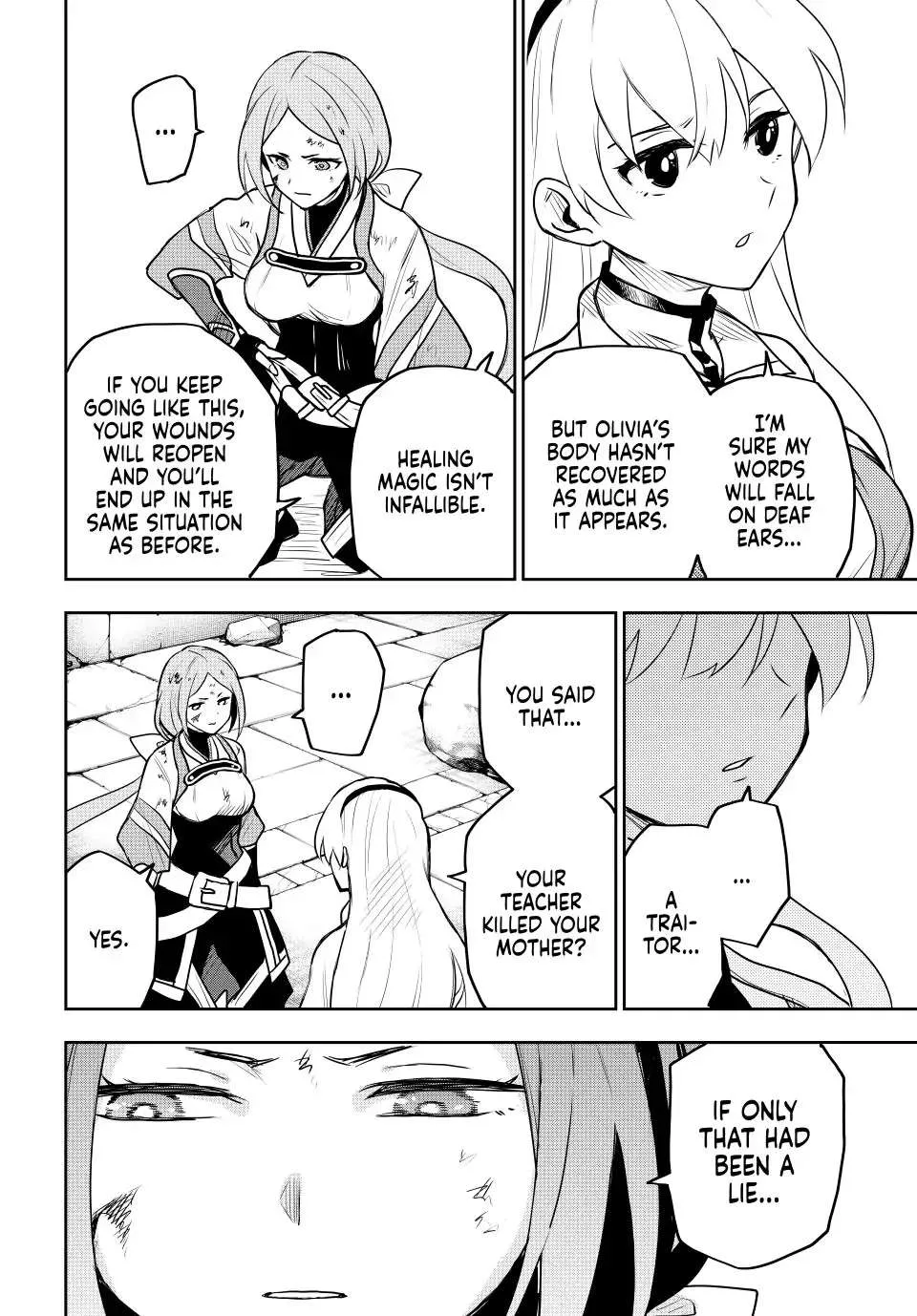 A Court Magician, Who Was Focused On Supportive Magic Because His Allies Were Too Weak, Aims To Become The Strongest After Being Banished Chapter 33 page 8 - 