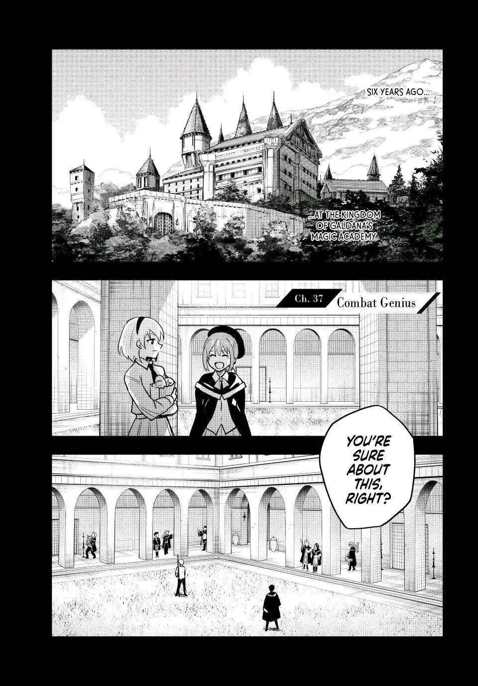 A Court Magician, Who Was Focused On Supportive Magic Because His Allies Were Too Weak, Aims To Become The Strongest After Being Banished Chapter 37 page 3 - 