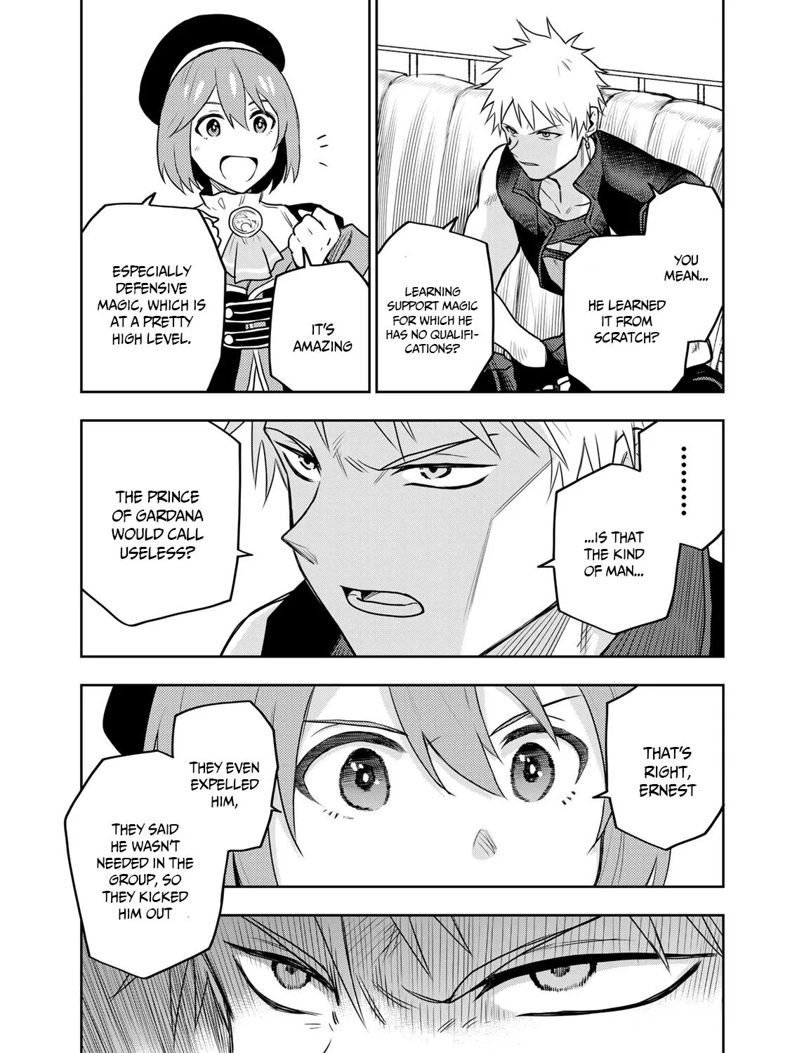 A Court Magician, Who Was Focused On Supportive Magic Because His Allies Were Too Weak, Aims To Become The Strongest After Being Banished Chapter 5 page 22 - 