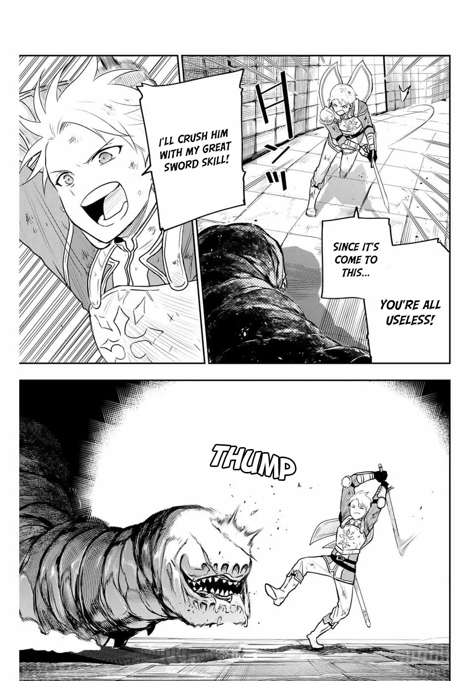 A Court Magician, Who Was Focused On Supportive Magic Because His Allies Were Too Weak, Aims To Become The Strongest After Being Banished Chapter 8.5 page 4 - 