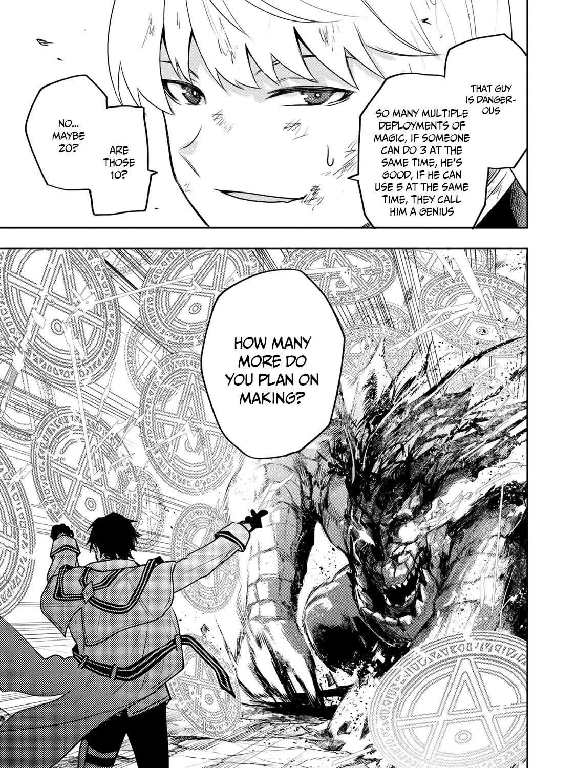A Court Magician, Who Was Focused On Supportive Magic Because His Allies Were Too Weak, Aims To Become The Strongest After Being Banished Chapter 9 page 30 - 