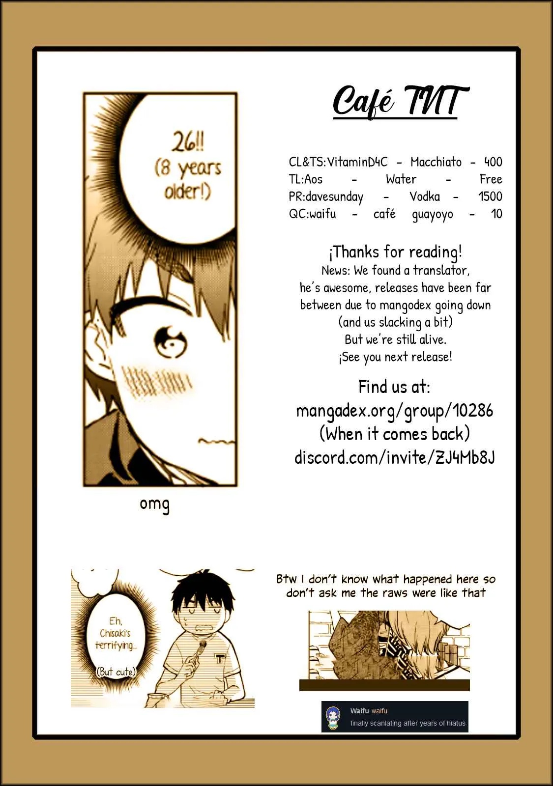 A Cup of Coffee. Chapter 7 page 31 - 