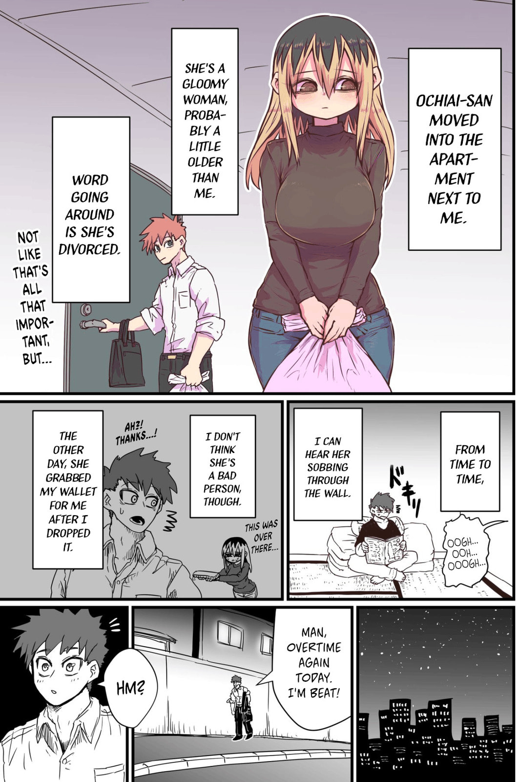 A Divorced Crybaby Has Moved in Next Door Chapter 1 page 1 - 