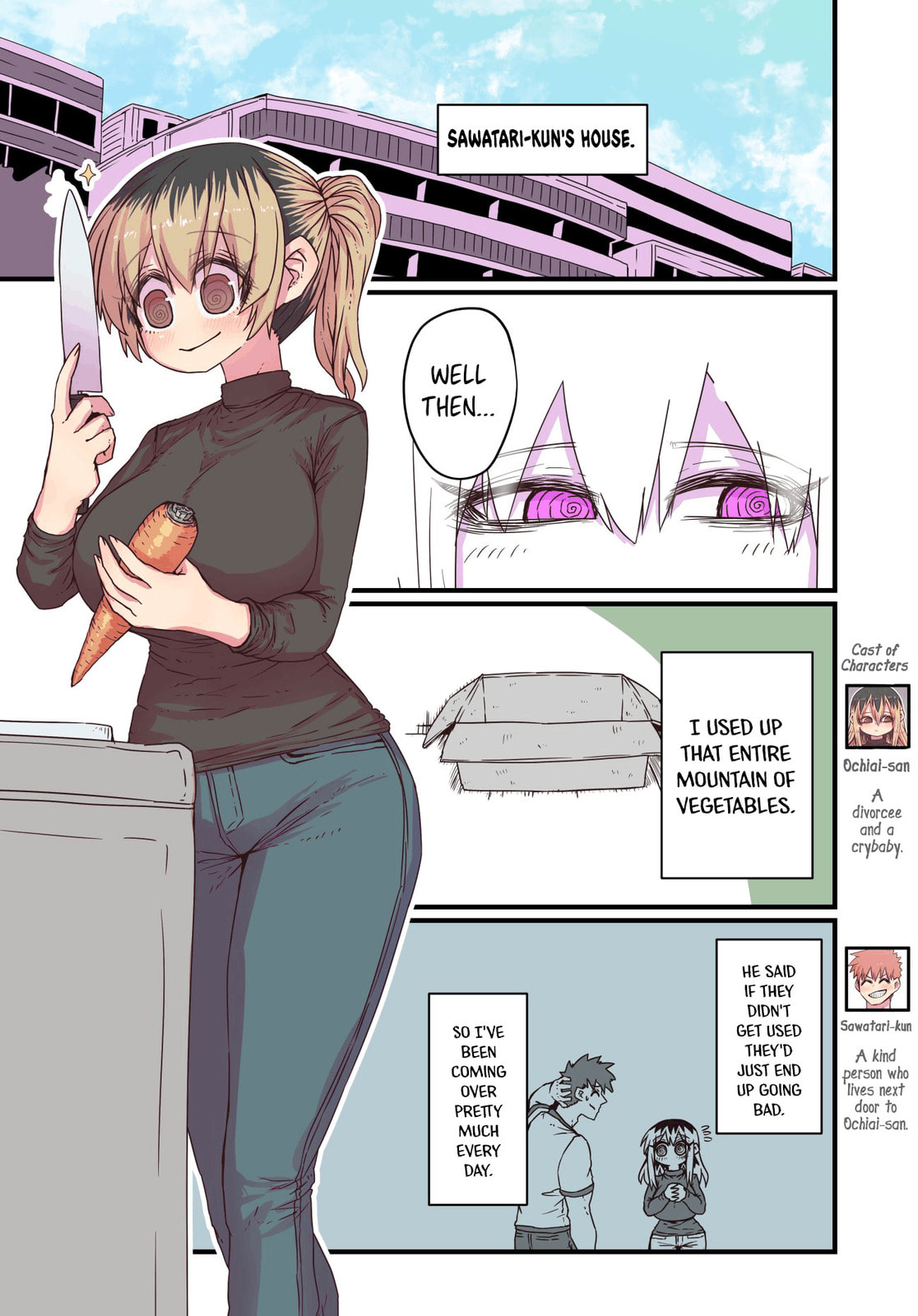 A Divorced Crybaby Has Moved in Next Door Chapter 10 page 1 - 