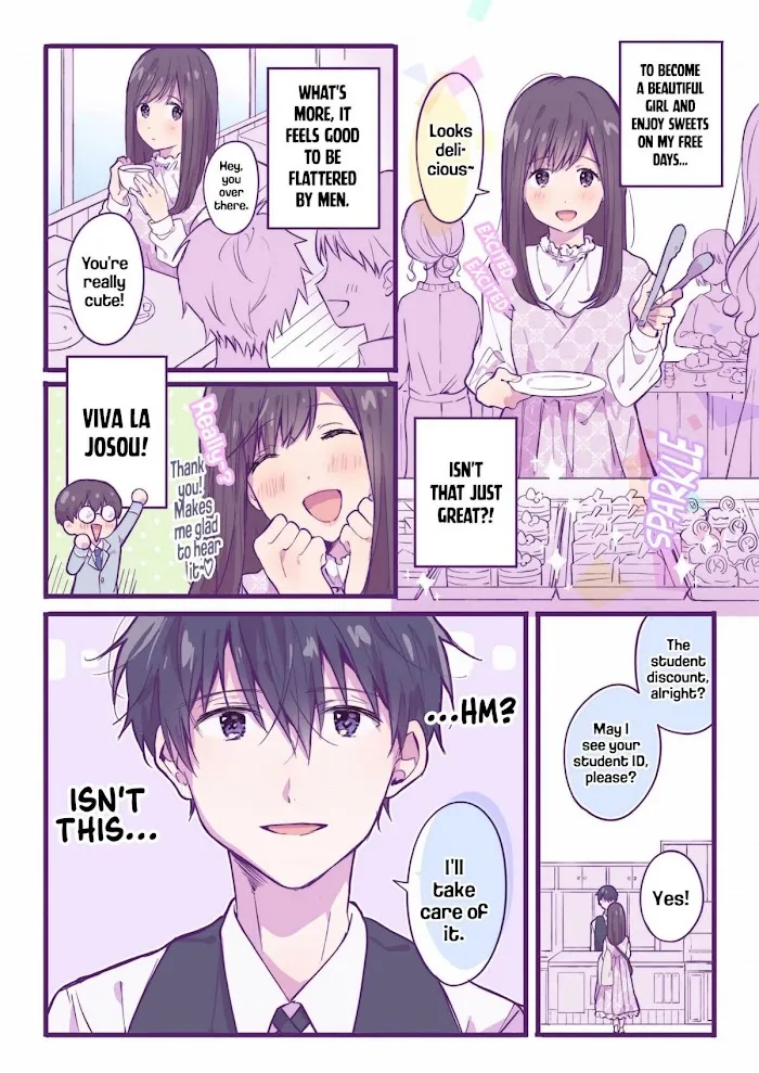 A first-year high school boy whose hobby is cross-dressing Chapter 1 page 3 - 